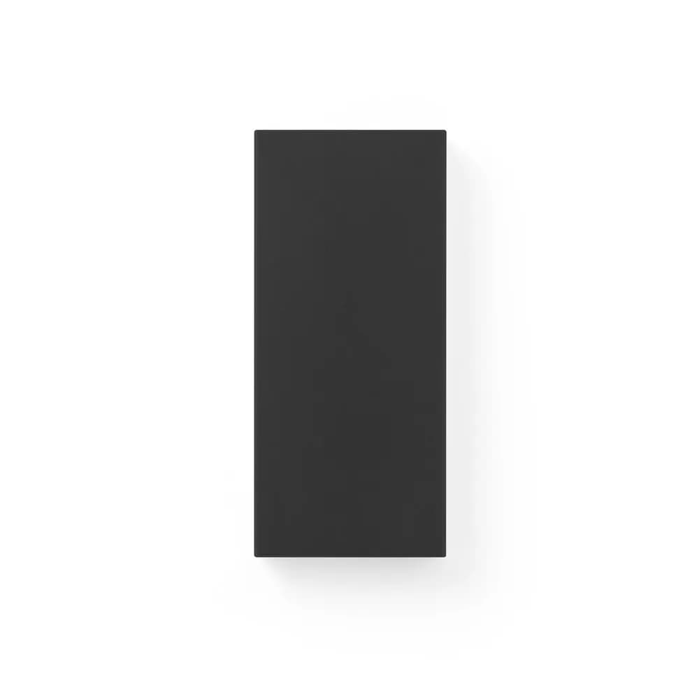 Powerbank 10000 mAh aus Recyceltes aluminium (100 % rAL) - DOROTHY 10 - Schwarz