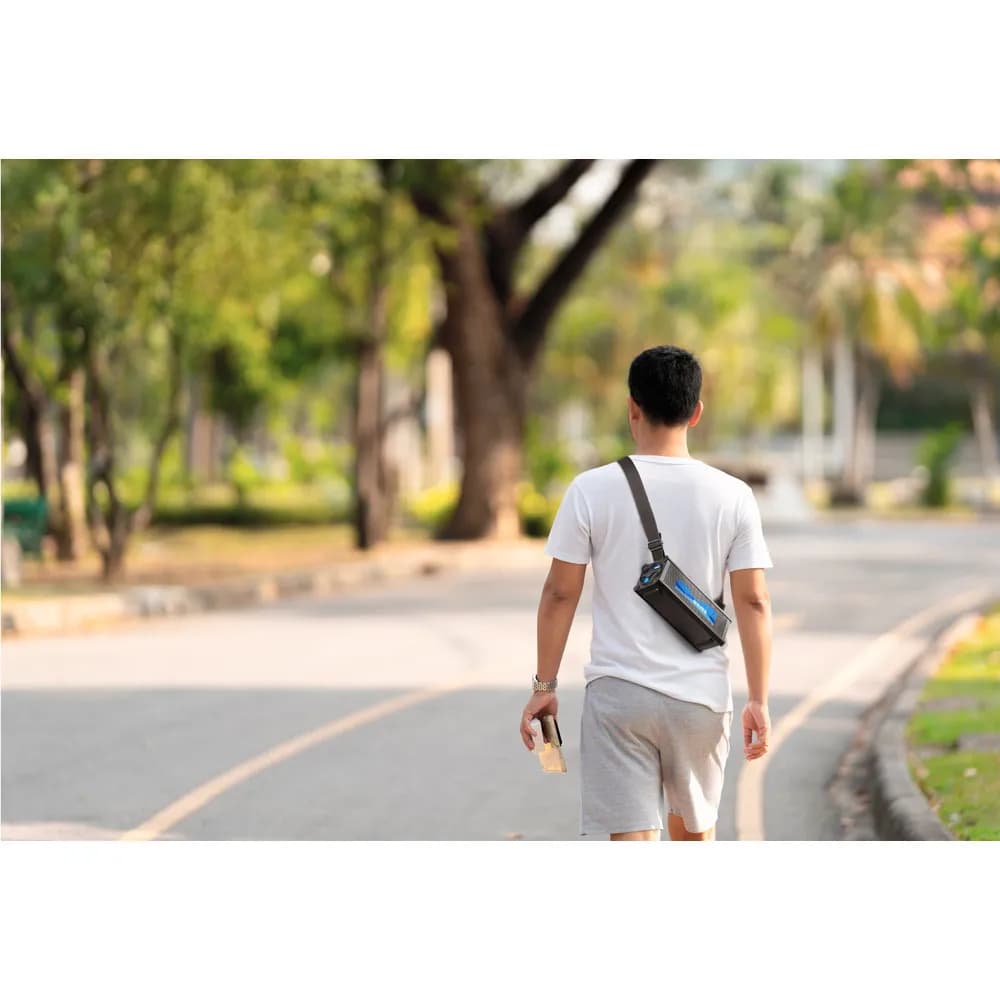 Tragbarer 16-W-Lautsprecher mit 6 Stunden Akkulaufzeit aus ABS - Timberlake - Schwarz