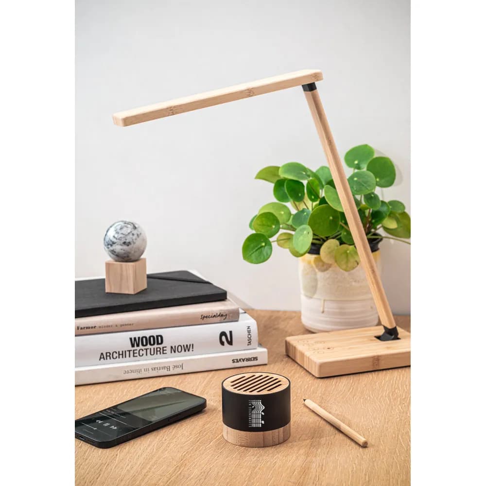 Lautsprecher aus recyceltem Aluminium (100% rAL), 3 Stunden Akkulaufzeit - FERDINAND - Schwarz