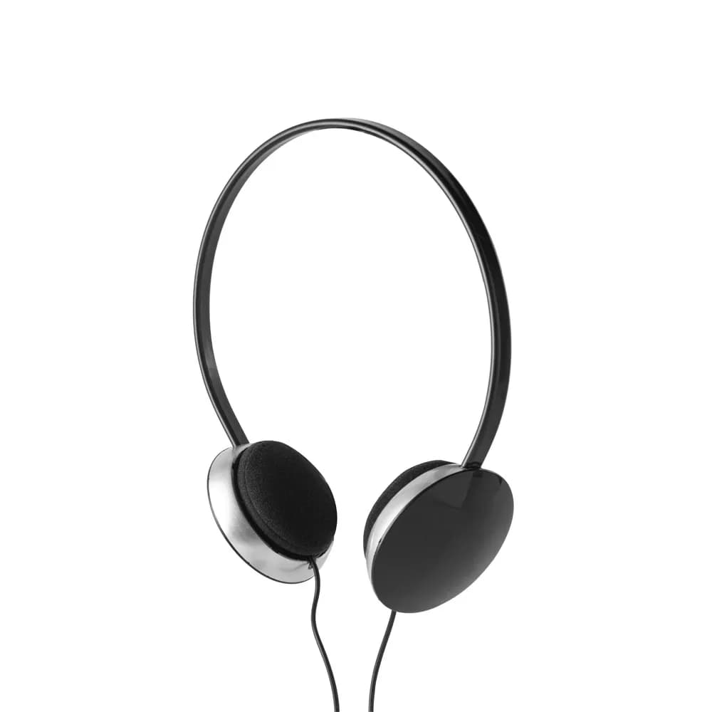 Kopfhörer mit 1.2 m Kabel aus ABS - VOLTA - Schwarz