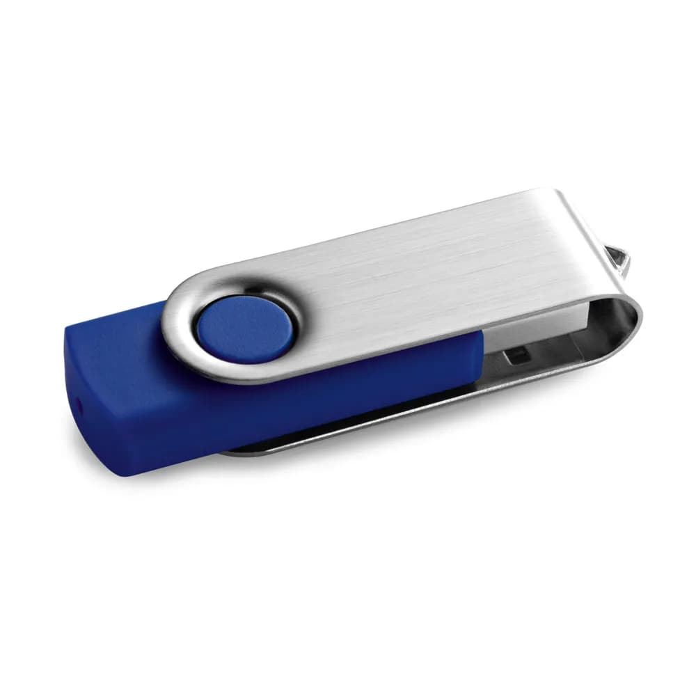 USB-Stick mit Metallclip 16 GB - CLAUDIUS 16GB - Königsblau