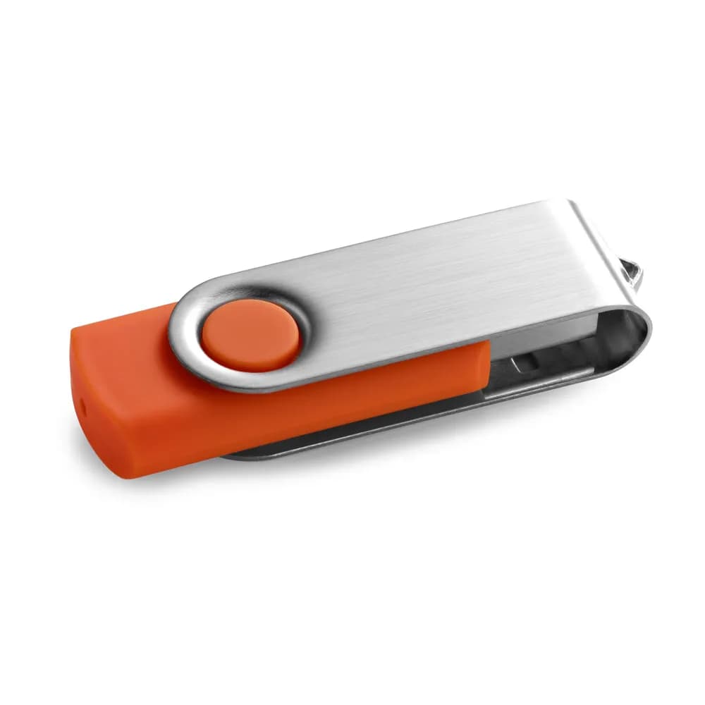 USB-Stick 8 GB mit Metallclip - CLAUDIUS 8GB - Orange