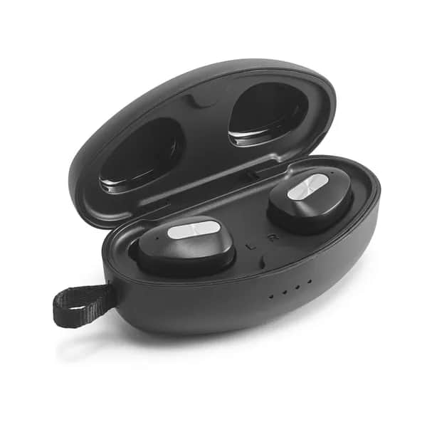 kabellose In-Ear Kopfhörer aus Metall und ABS inkl. Ladegerät - DESCRY - Silber