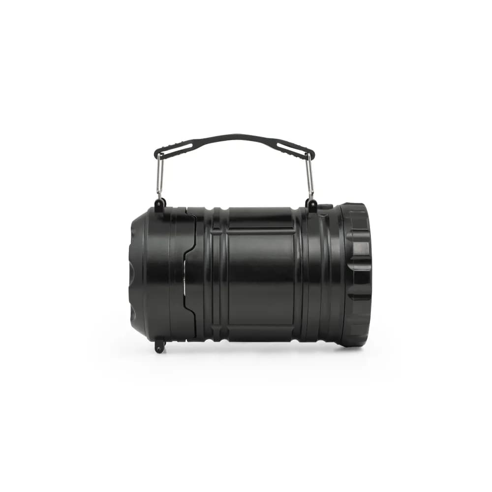 2-in-1-Laterne aus ABS und PS - OLYMPOS - Schwarz