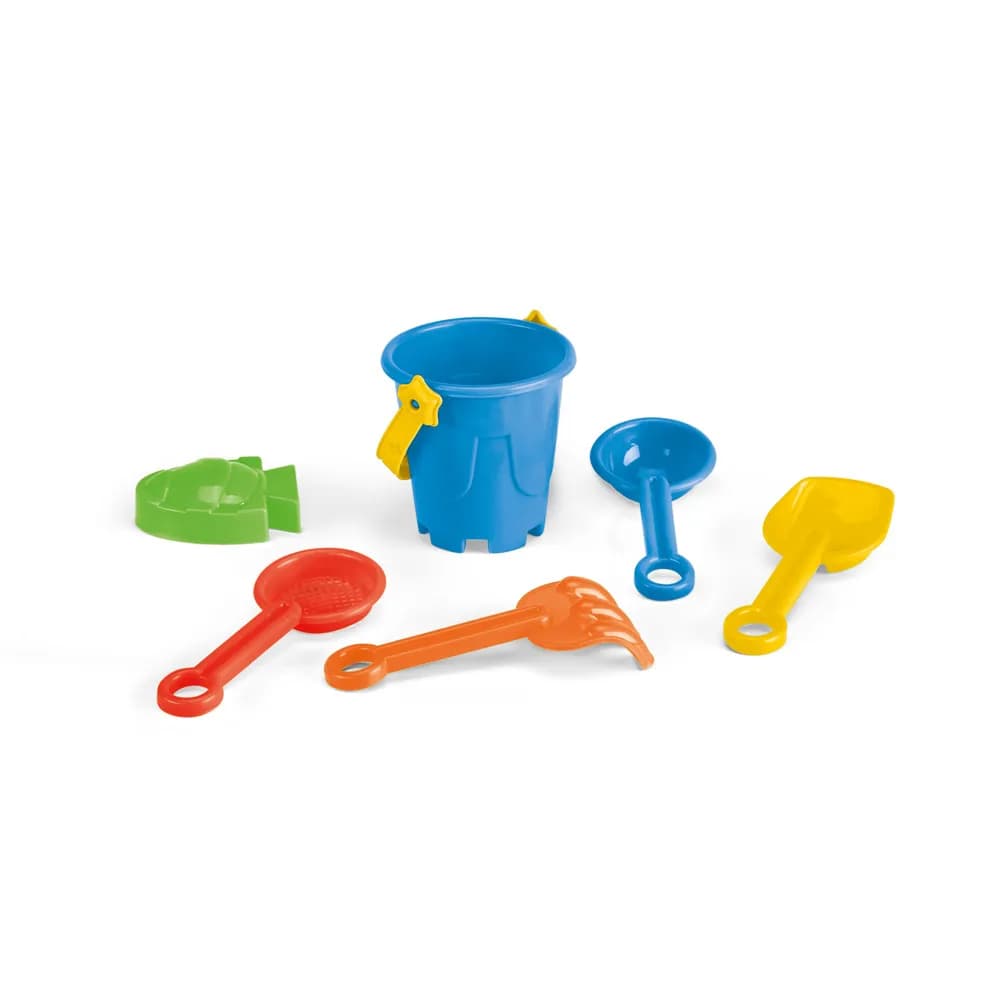 StrandEimer aus PP mit 5 Zubehörteilen - VALLARTA - Hellblau