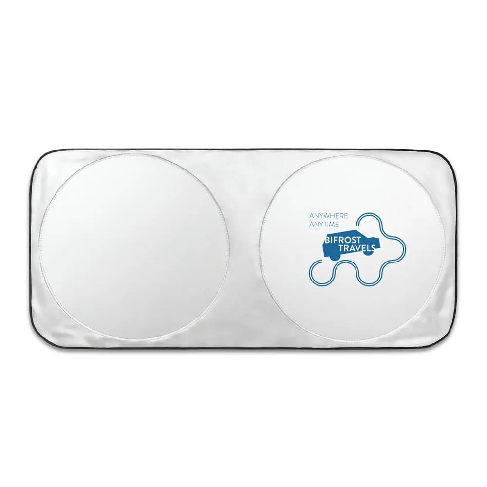 Autosonnenschutz aus 210D Polyester - CLYDE - Grau