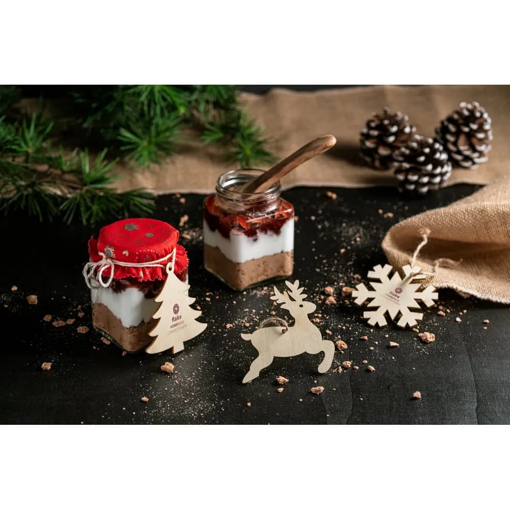 Weihnachtsfiguren zum Aufhängen - FLAKE - Naturhell