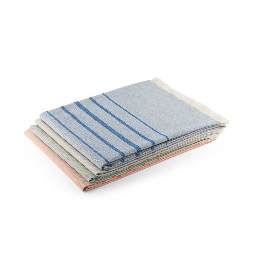 Multifunktionstuch (260 g/m²) aus Baumwolle (90%) und recycelter Baumwolle (10%) - CAPLAN - Blau