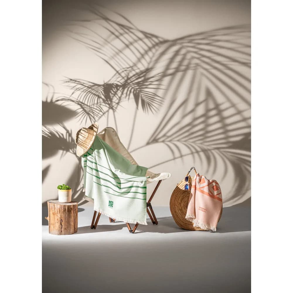 Multifunktionstuch (260 g/m²) aus Baumwolle (90%) und recycelter Baumwolle (10%) - CAPLAN - Blau