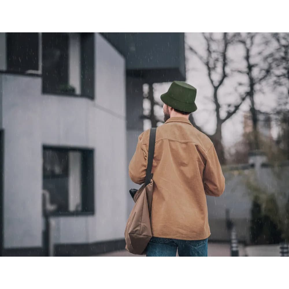 Hut aus recyceltem Polyester (100% rPET) - MASON - Schwarz