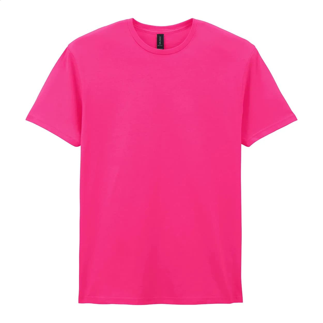 T-Shirt aus ringgesponnener Baumwolle - GI64000 - dunkelpink (-25A)