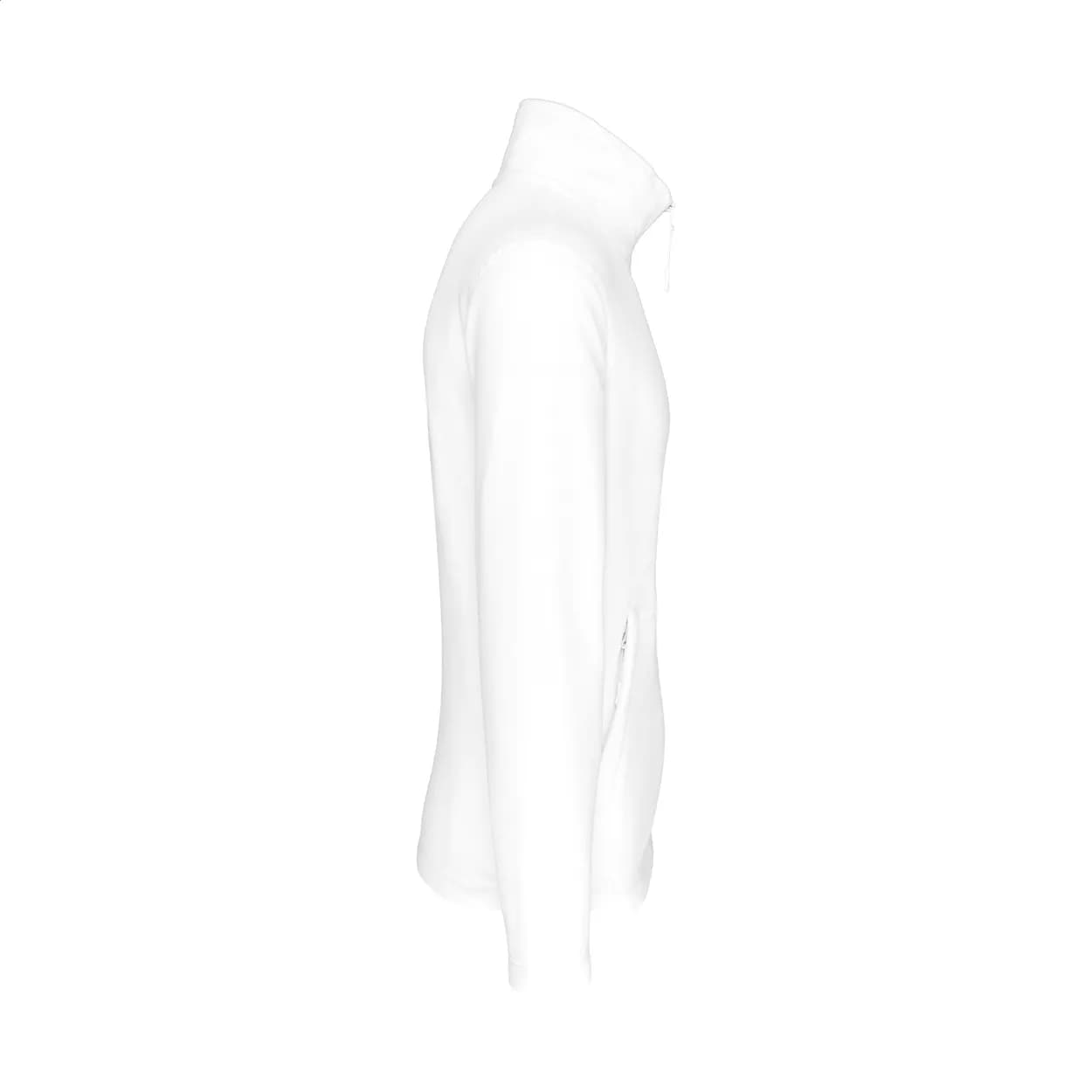 Fleecejacke mit durchgehendem Reißverschluss - KA911 - weiß (-01)