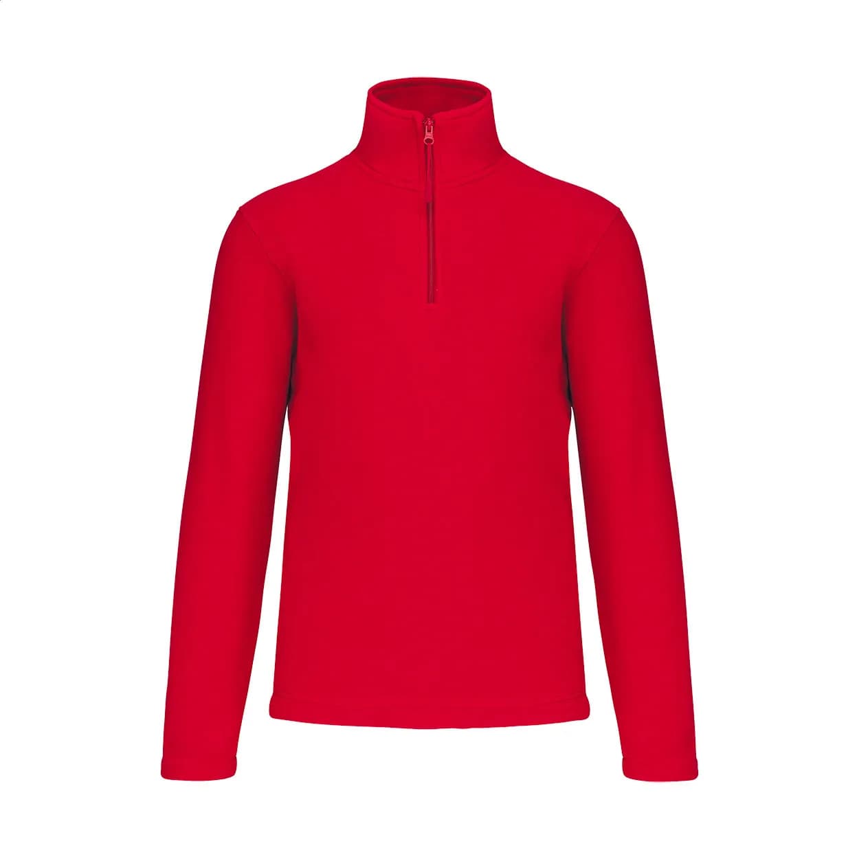 kurze Fleecejacke mit Reißverschluss - KA912 - rot (-05)