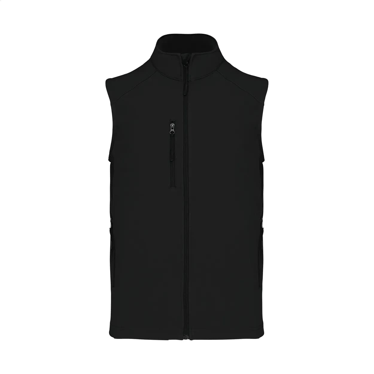 Dreilagige Softshellweste - KA403 - schwarz (-10)