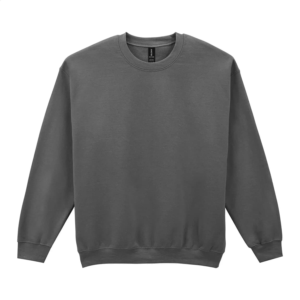 Sweatshirt mit Rundhalsausschnitt - GI18000 - dunkelgrau (-80)