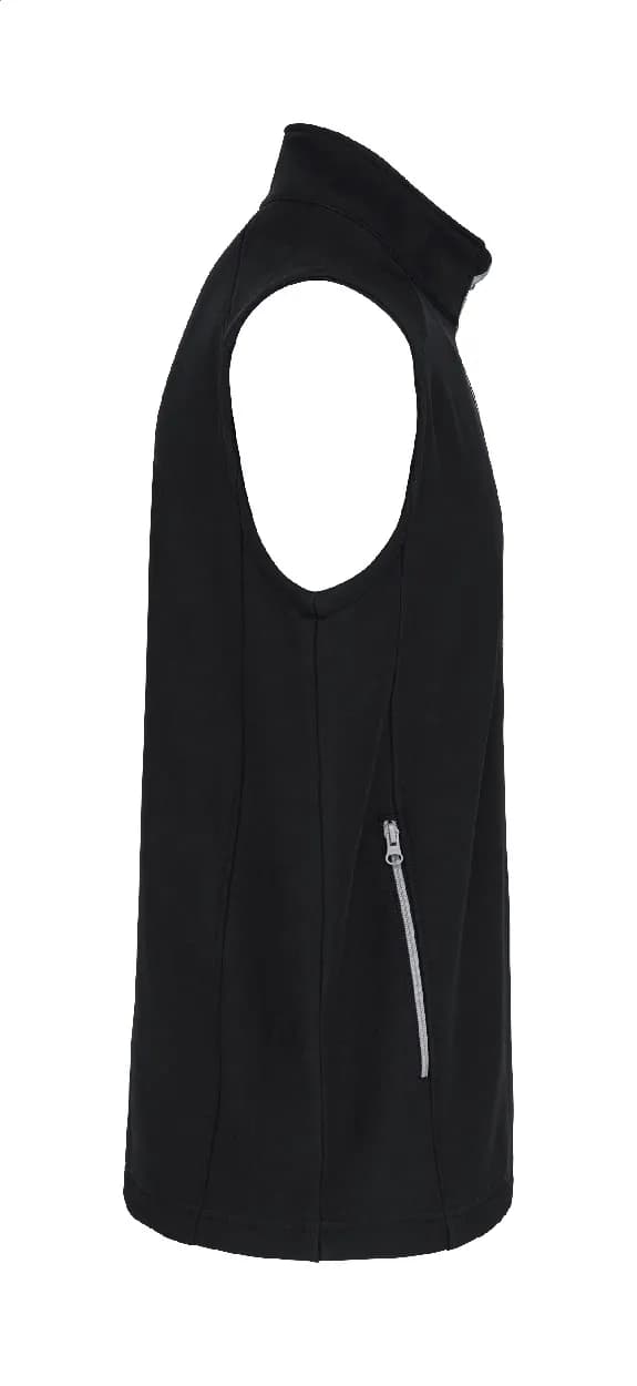 Doppellagige Softshellweste - KA423 - schwarz (-10)