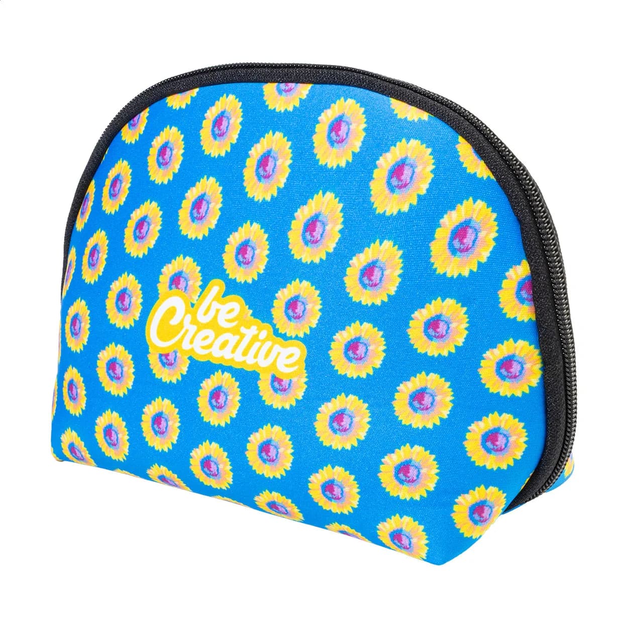 Individuelle RPET-Kosmetiktasche - CreaBeauty Soft M - schwarz (-10)