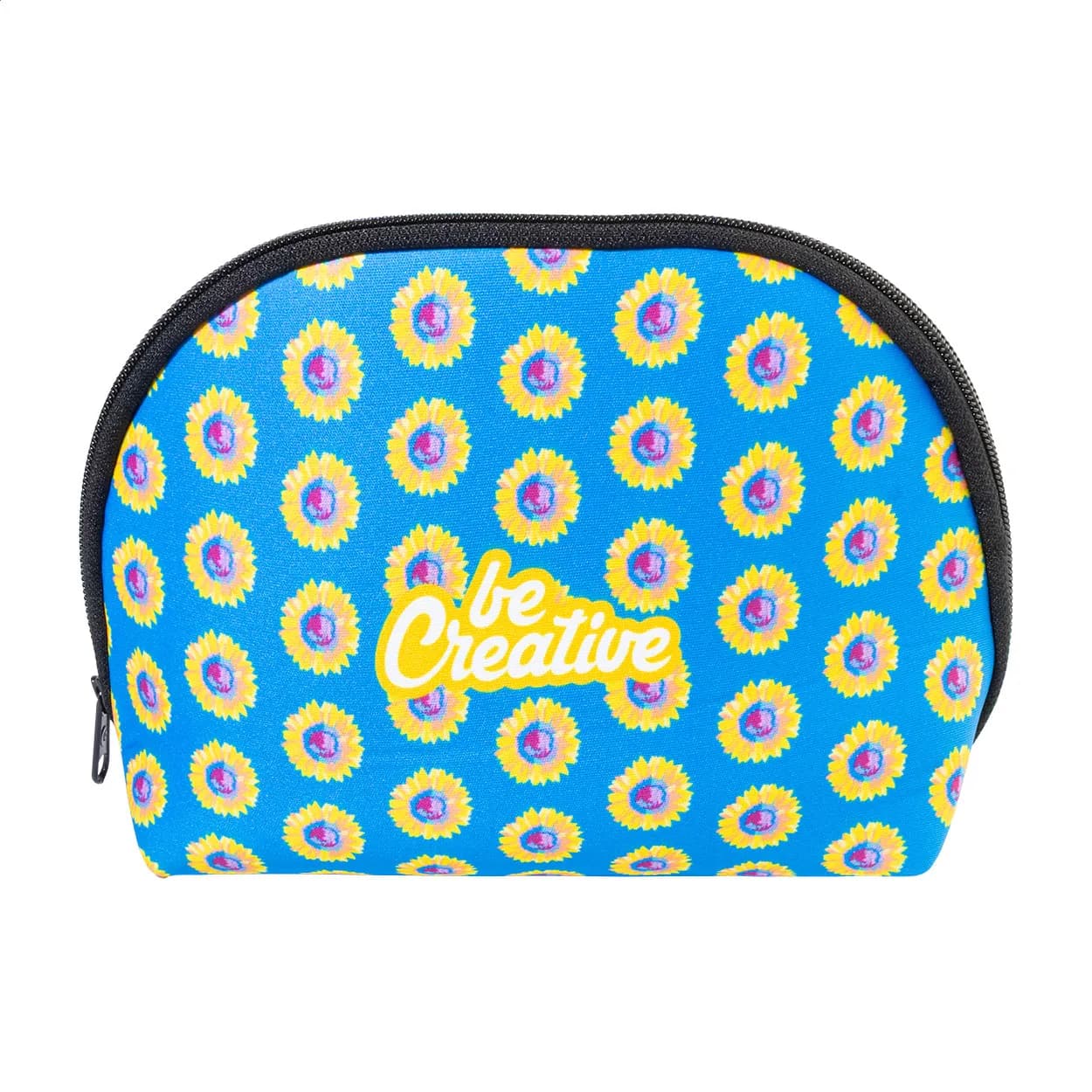 Individuelle RPET-Kosmetiktasche - CreaBeauty Soft M - schwarz (-10)