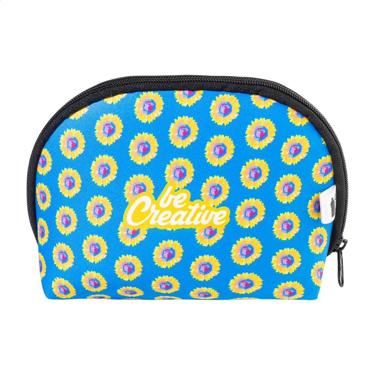 Individuelle RPET-Kosmetiktasche - CreaBeauty Soft M - schwarz (-10)