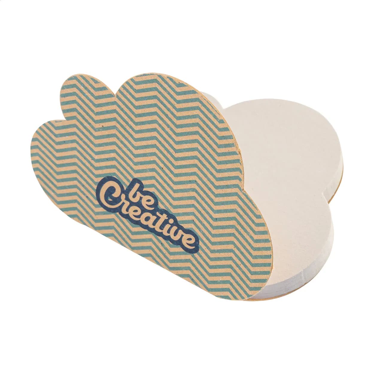 Individueller Haftnotizblock - CreaStick Cloud Eco - natur