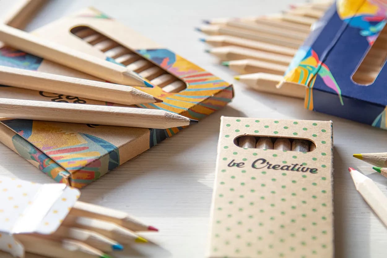 Individuelles Buntstifte-Set (4 Stk.) - Penxil 4 Eco - natur