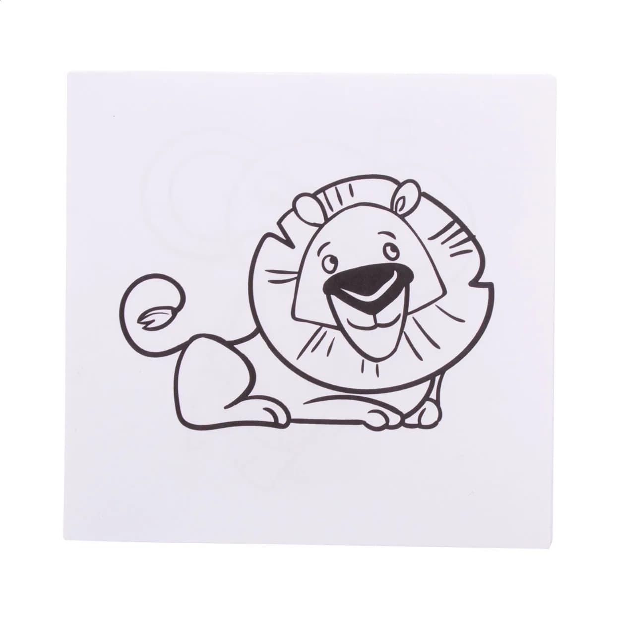 Individuelles Ausmalset, Tiere - Coloxil 12 - weiß (-A)