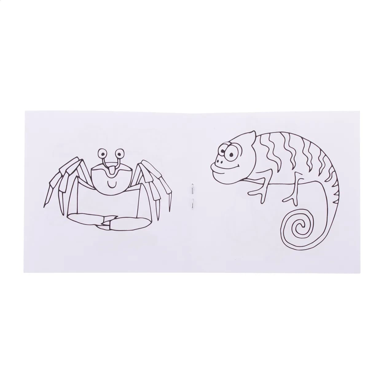 Individuelles Ausmalset, Tiere - Coloxil 12 - weiß (-A)