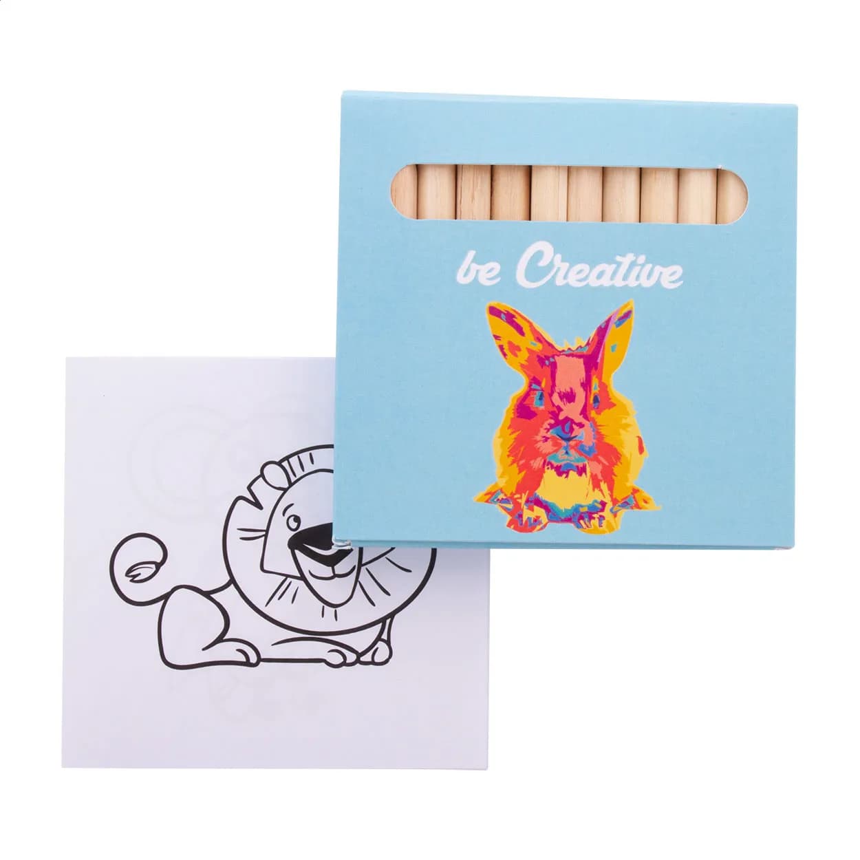 Individuelles Ausmalset, Tiere - Coloxil 12 - weiß (-A)