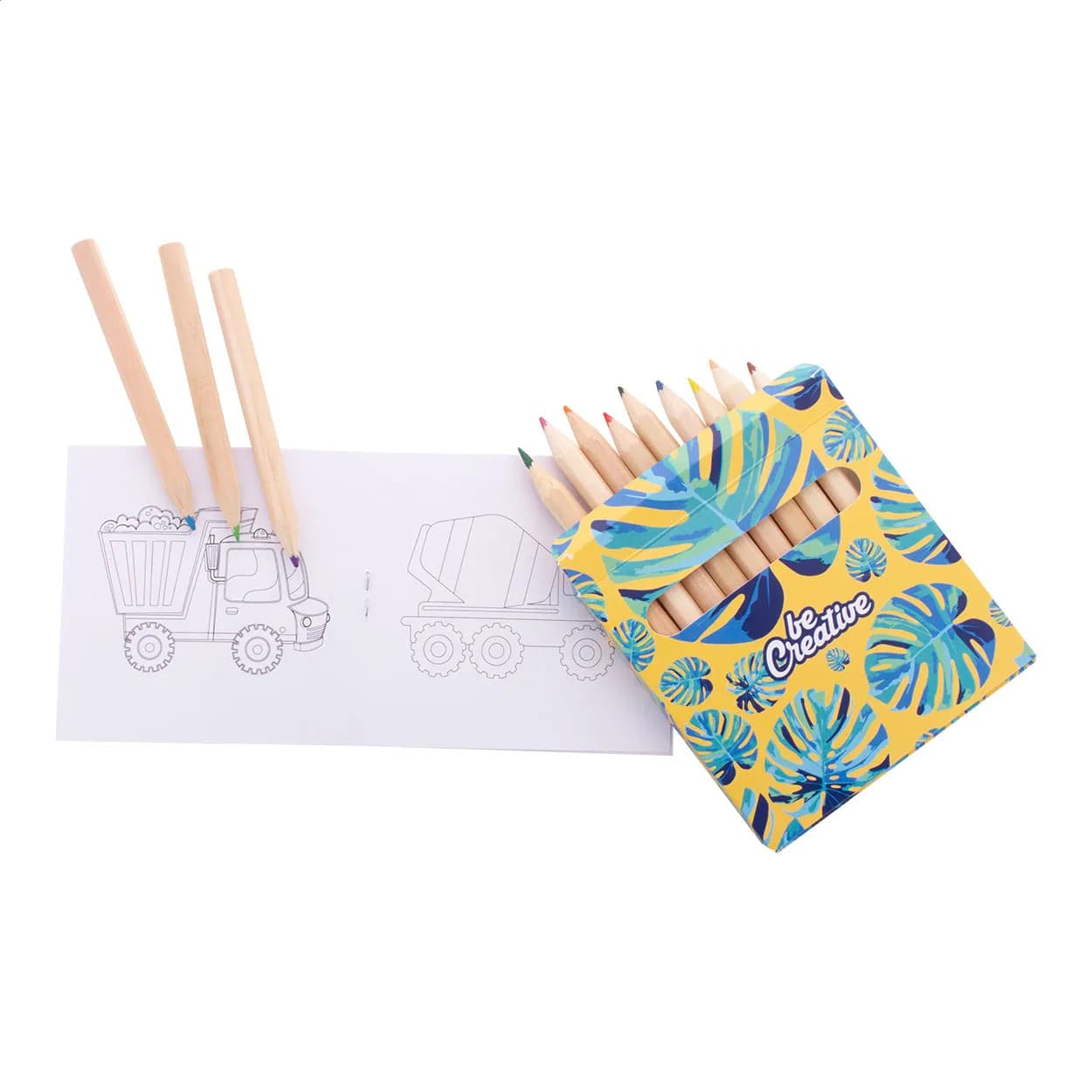 Individuelles Ausmalset, Tiere - Coloxil 12 - weiß (-B)