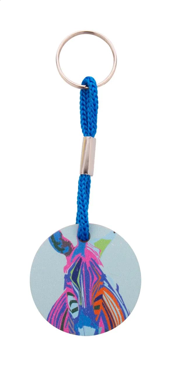 Individueller Schlüsselanhänger - Woody Plus A - blau (-06)