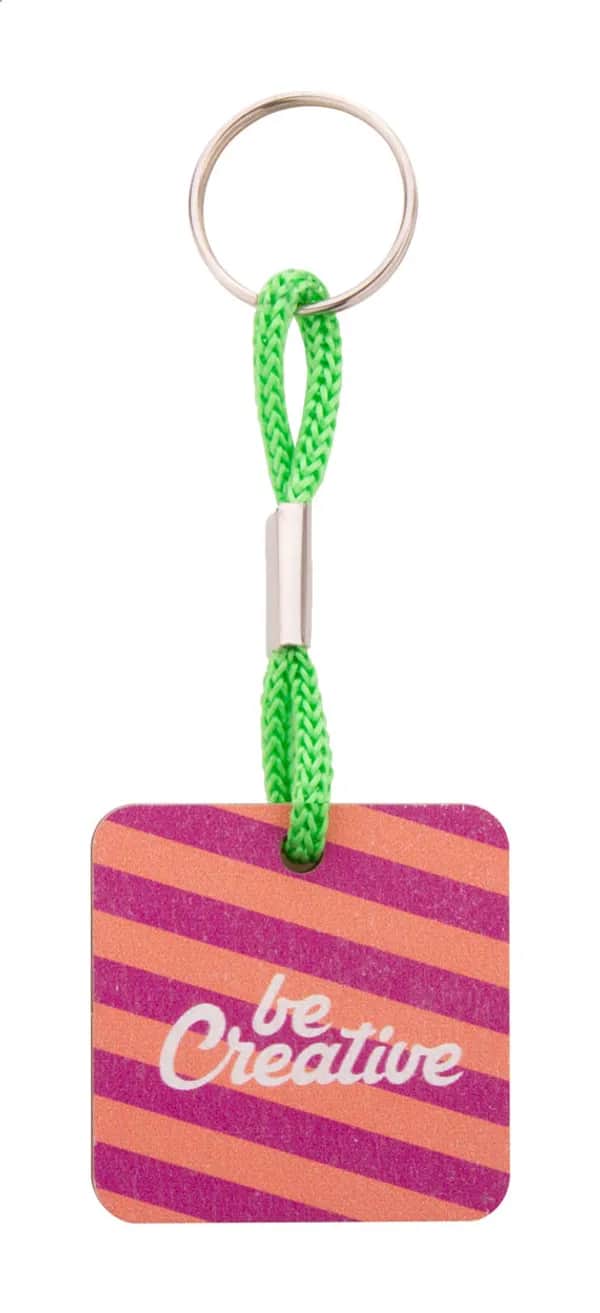 Individueller Schlüsselanhänger - Woody Plus C - grün (-07)