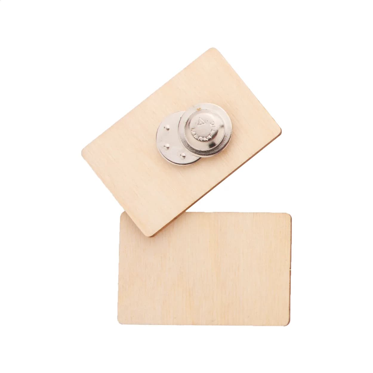 Individueller Anstecker - WooBadge - natur (-D)