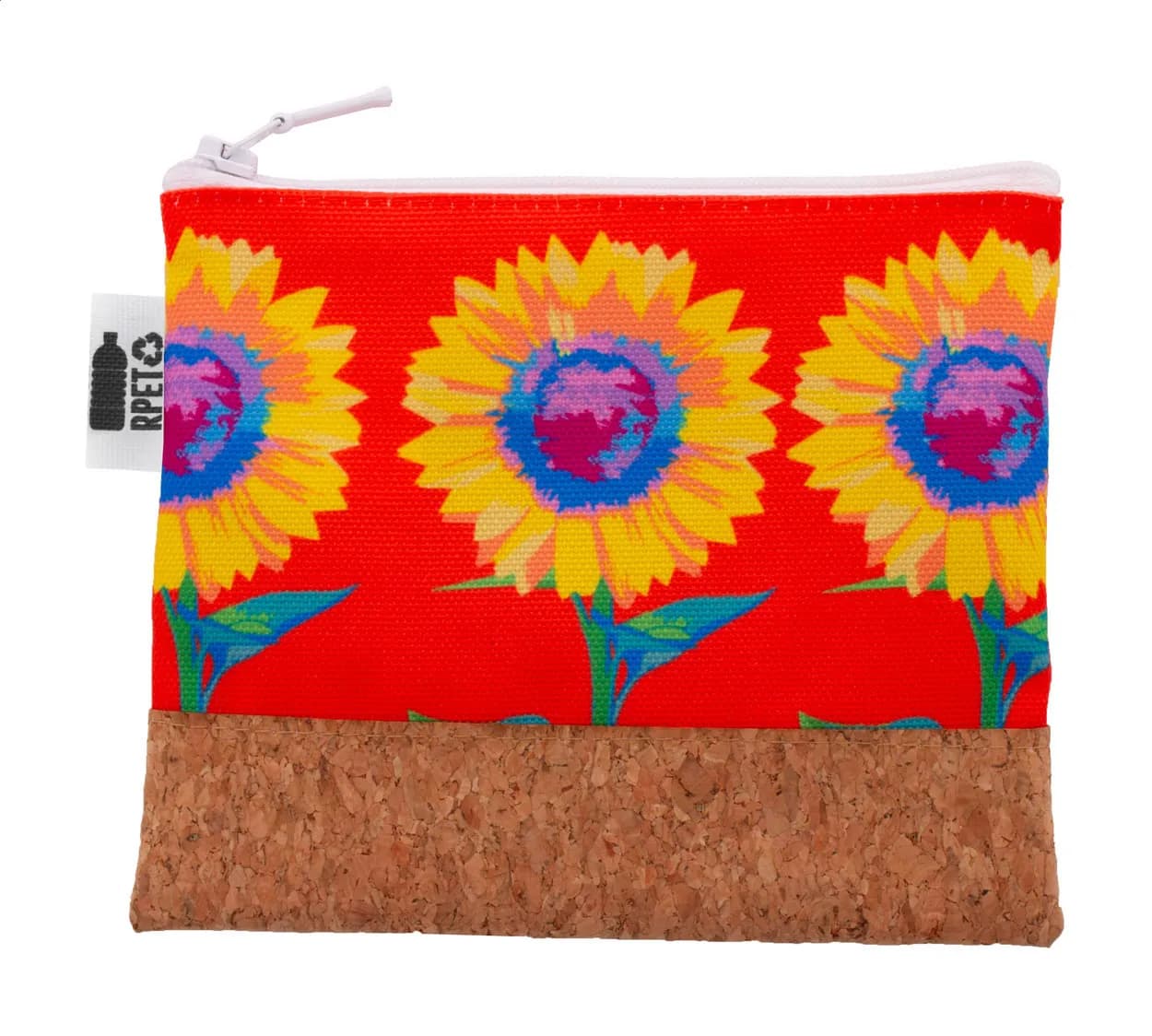 Individuelle Kosmetiktasche - CreaBeauty Cork S RPET - weiß (-01)