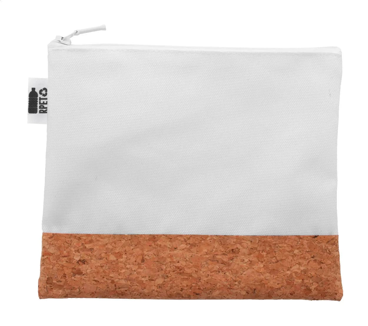 Individuelle Kosmetiktasche - CreaBeauty Cork M RPET - weiß (-01)