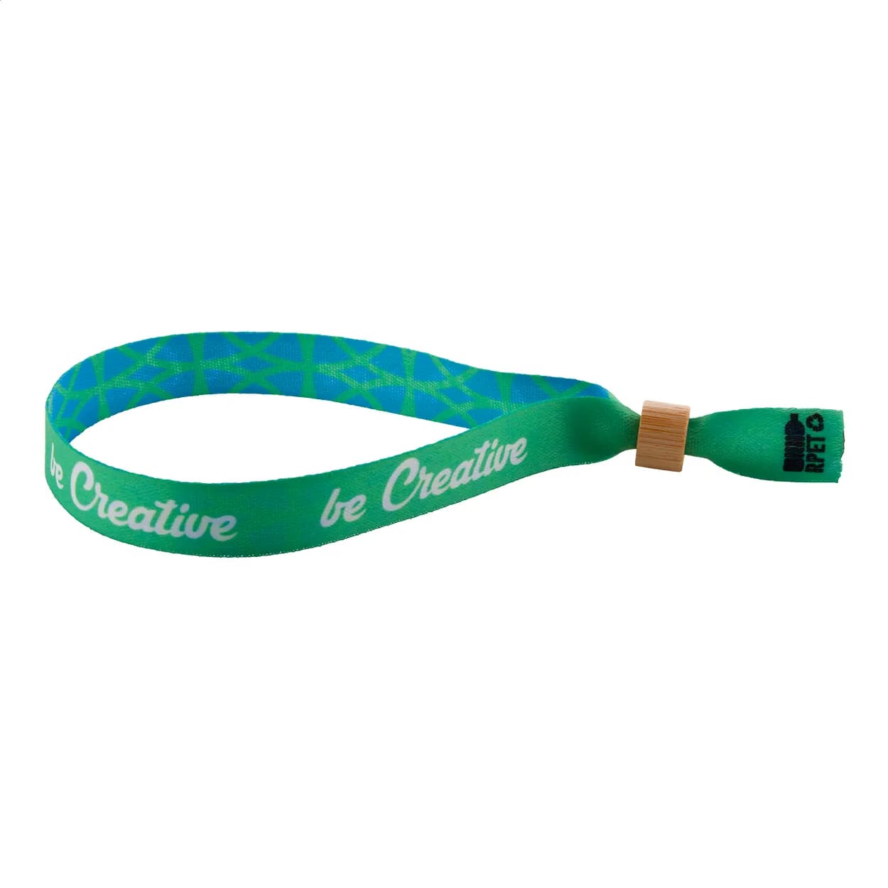 Individuelles RPET Festival-Armband - SuboWrist Eco - natur