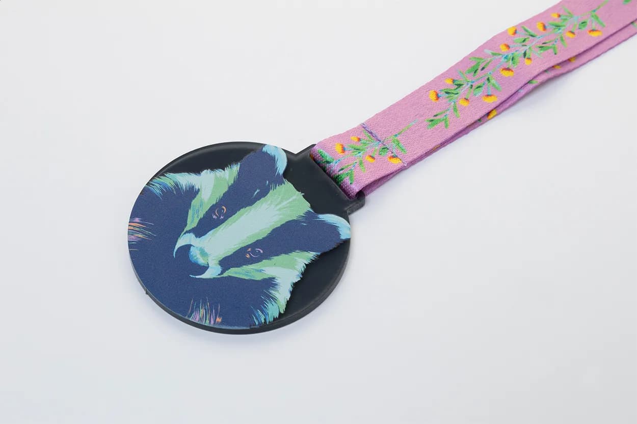 Individuelle Medaille - Subdal Colour - schwarz/transparent (-10T)