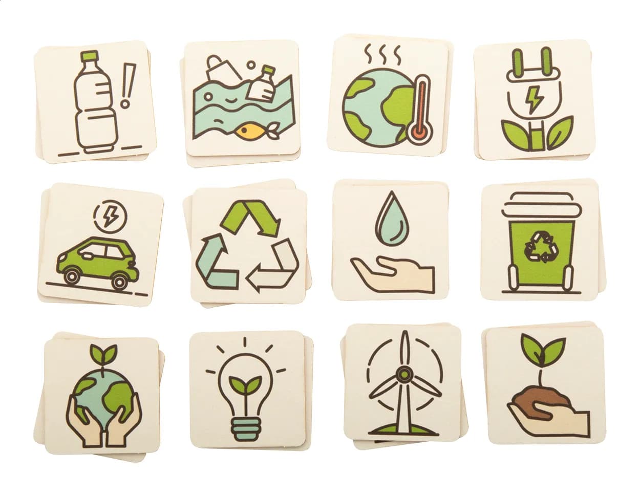 Individuelles Memory-Spiel - Peppermor - natur (-E)