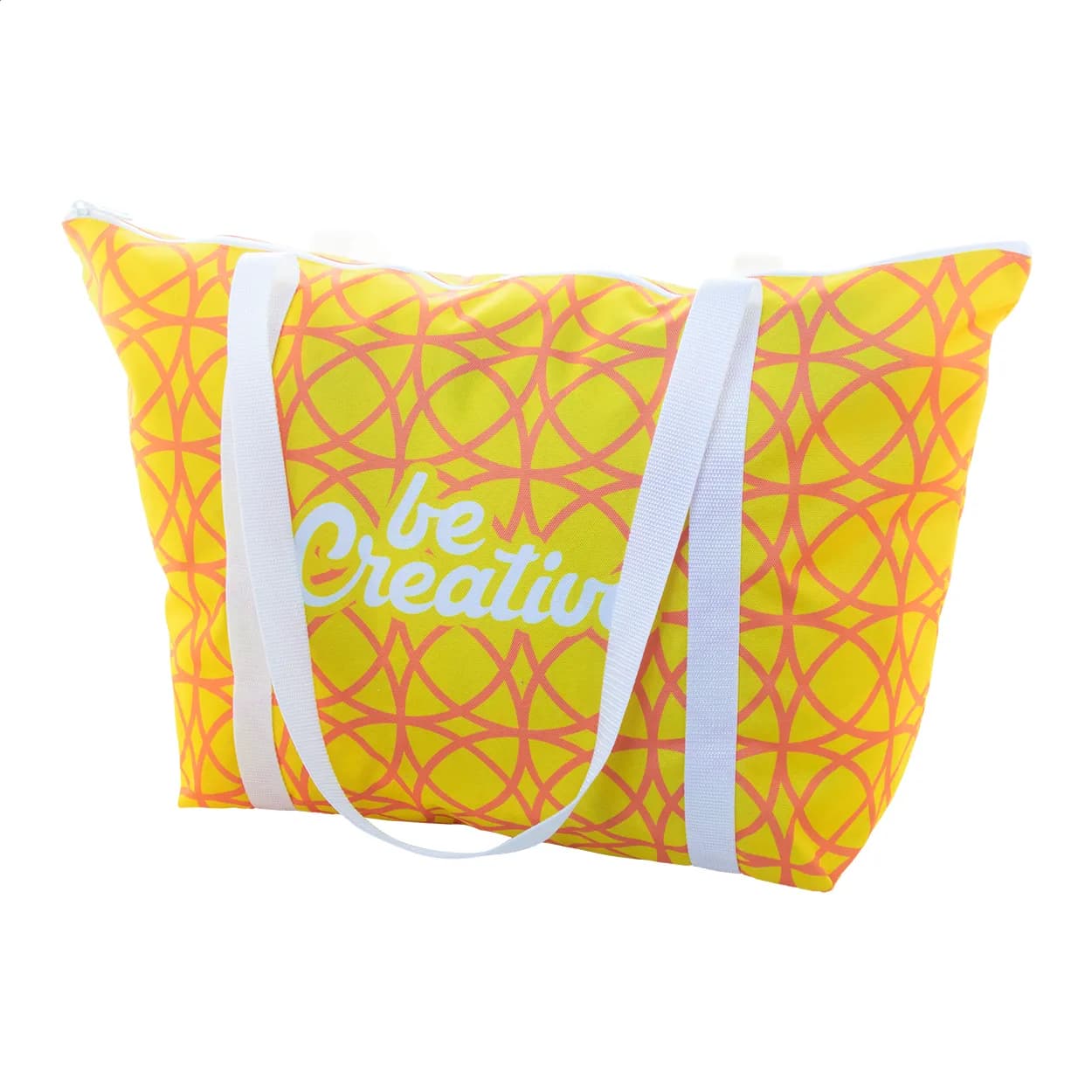 Strand- oder Einkaufstasche - SuboShop Playa Zip - weiß (-01)