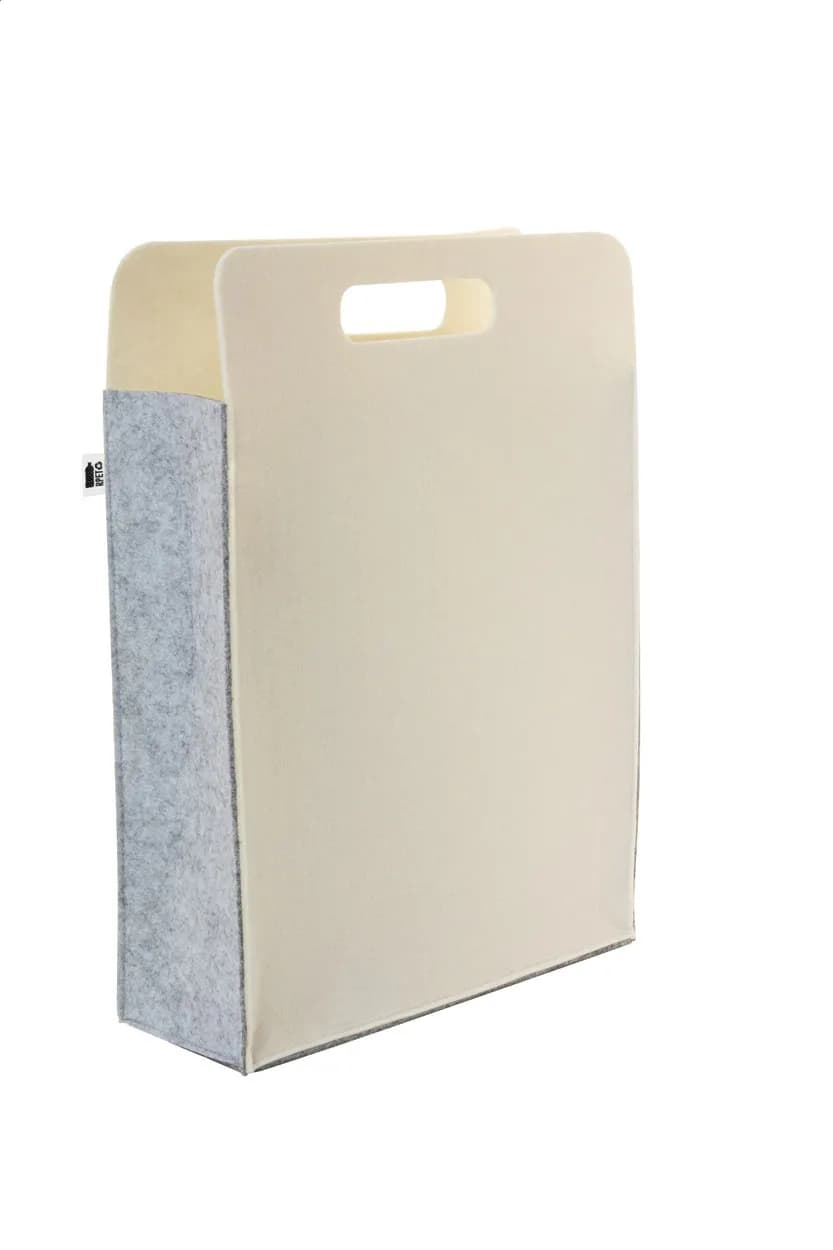 individuelle RPET Einkaufstasche - CreaFelt Shop D - weiß