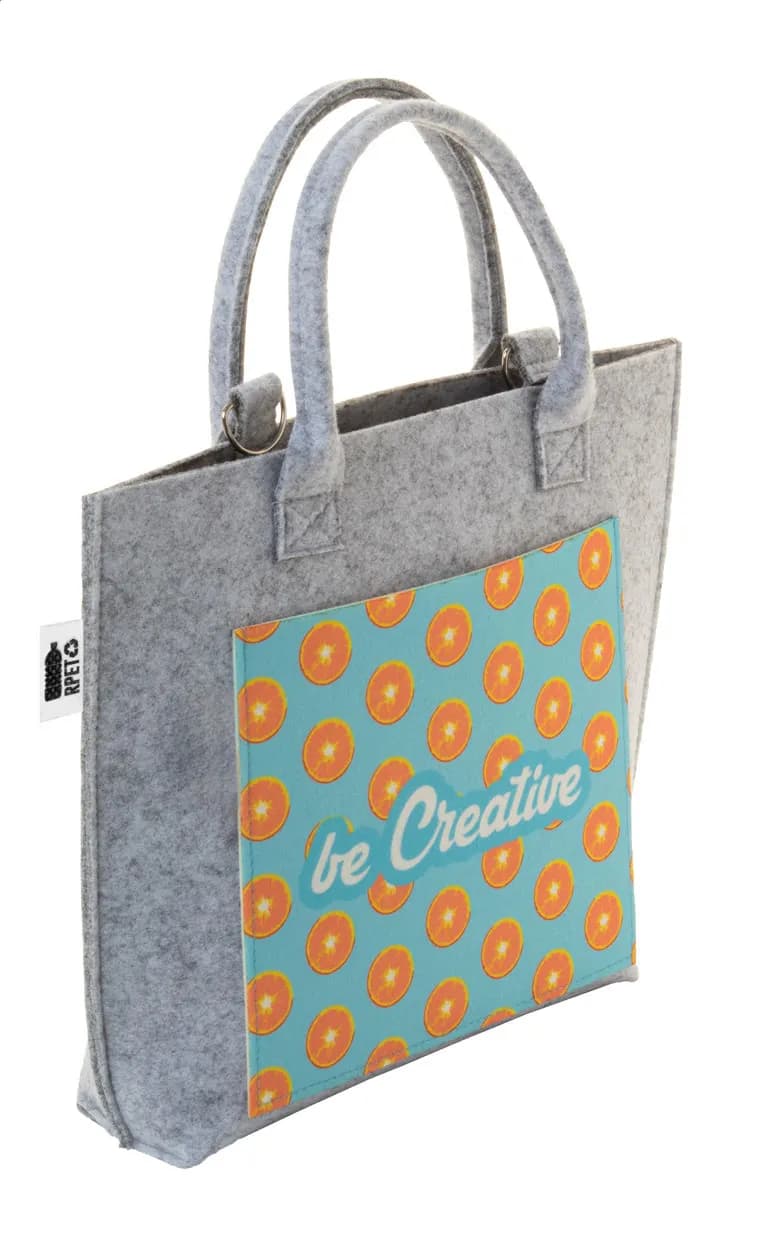 individuelle Umhängetasche - CreaFelt Cross - weiß