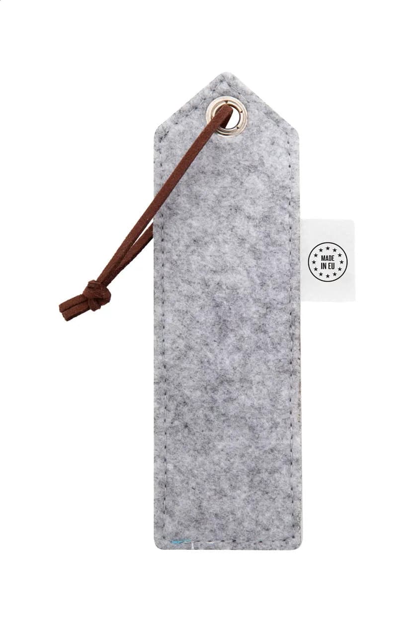 individuelles RPET Lesezeichen - CreaFelt Mark - weiß