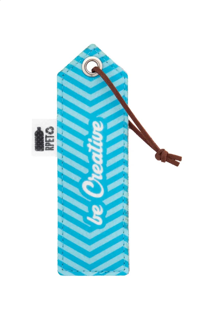 individuelles RPET Lesezeichen - CreaFelt Mark - weiß