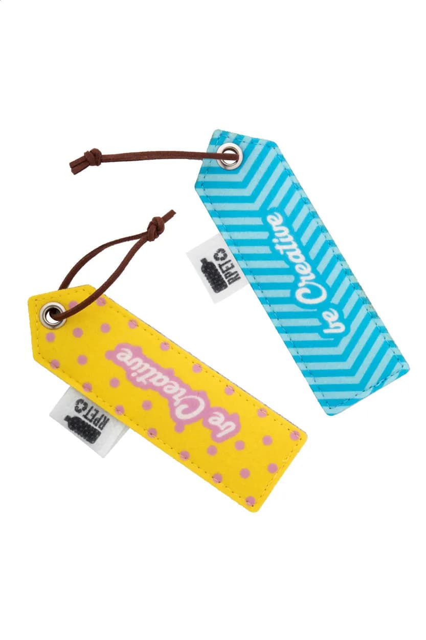 individuelles RPET Lesezeichen - CreaFelt Mark - weiß