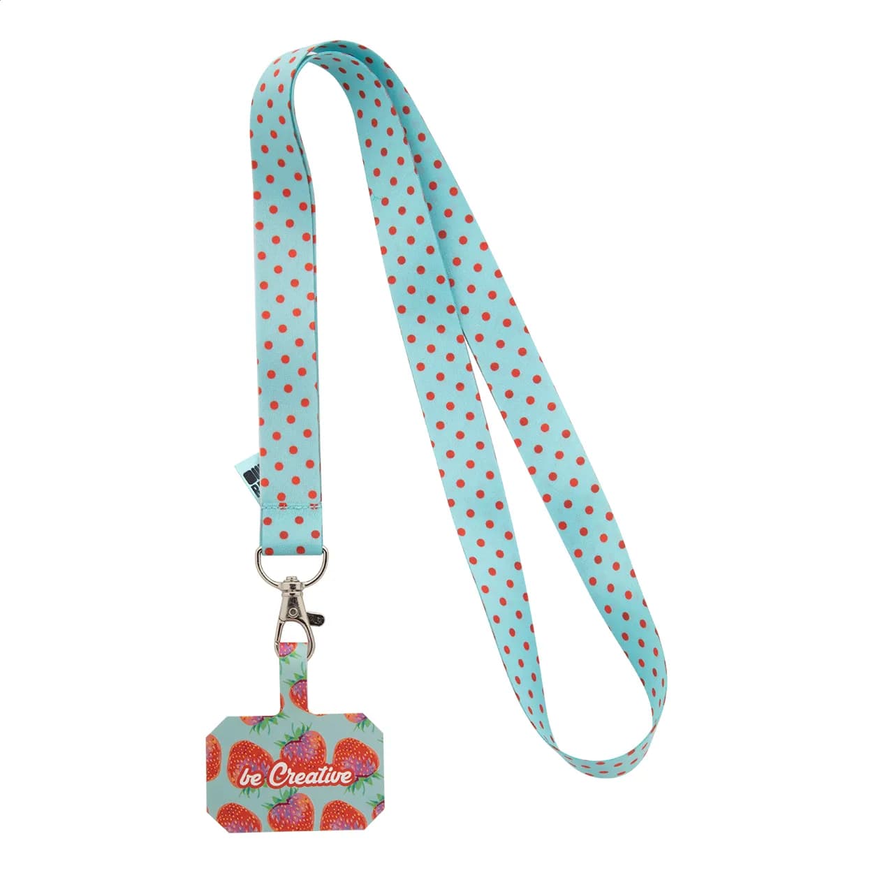 individuelles RPET Handyhalter-Lanyard - Subyard Mobile RPET - weiß