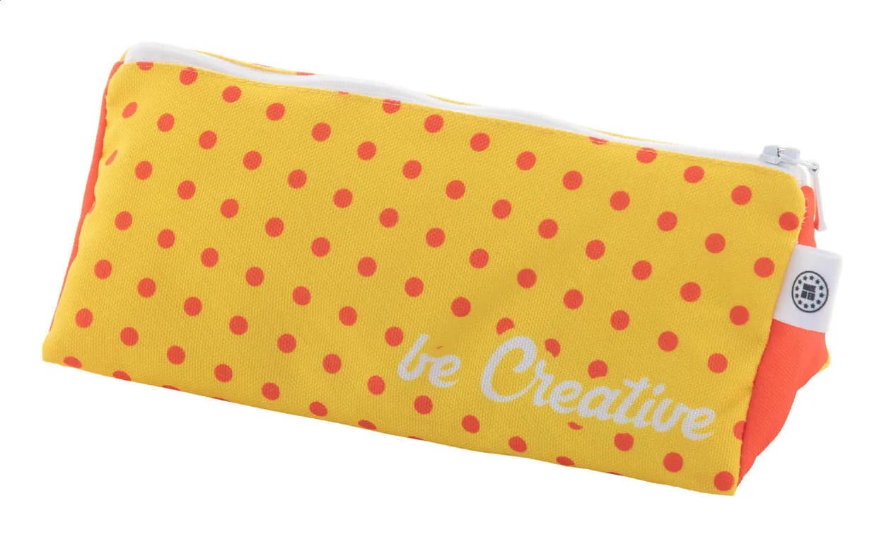 individuelle RPET Stiftetasche - Trippy - weiß (-01)