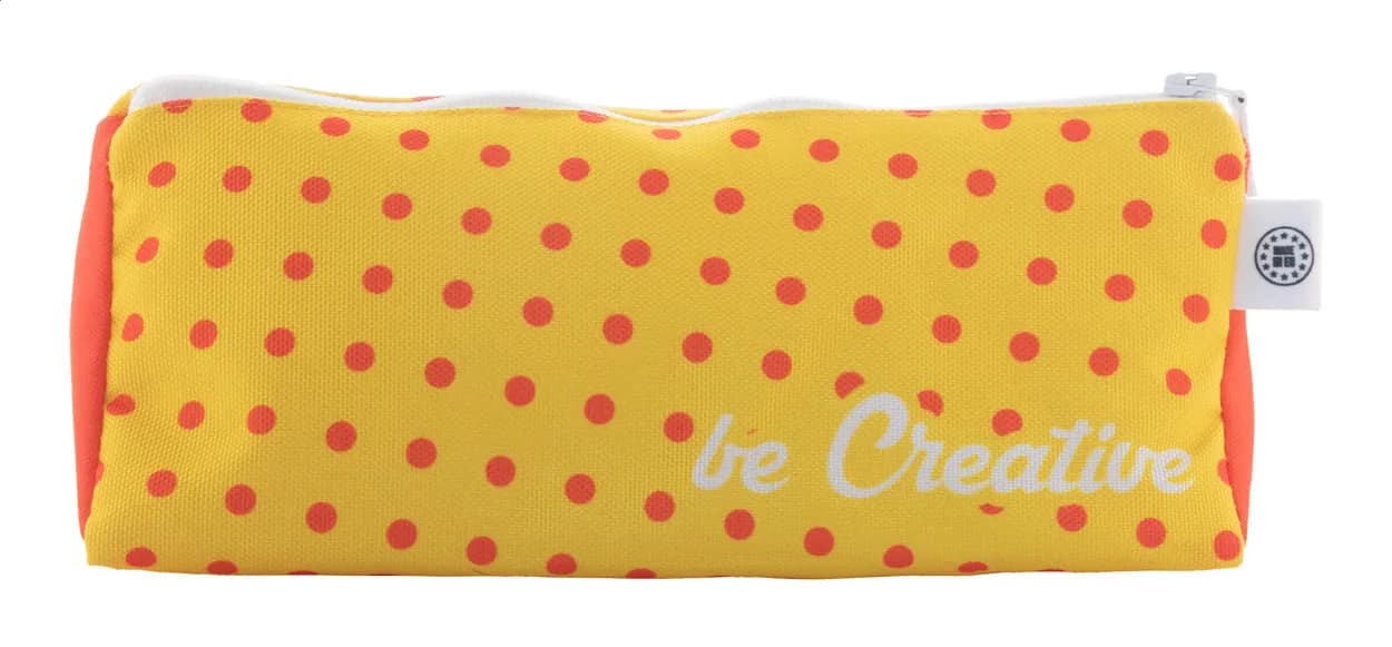 individuelle RPET Stiftetasche - Trippy - weiß (-01)