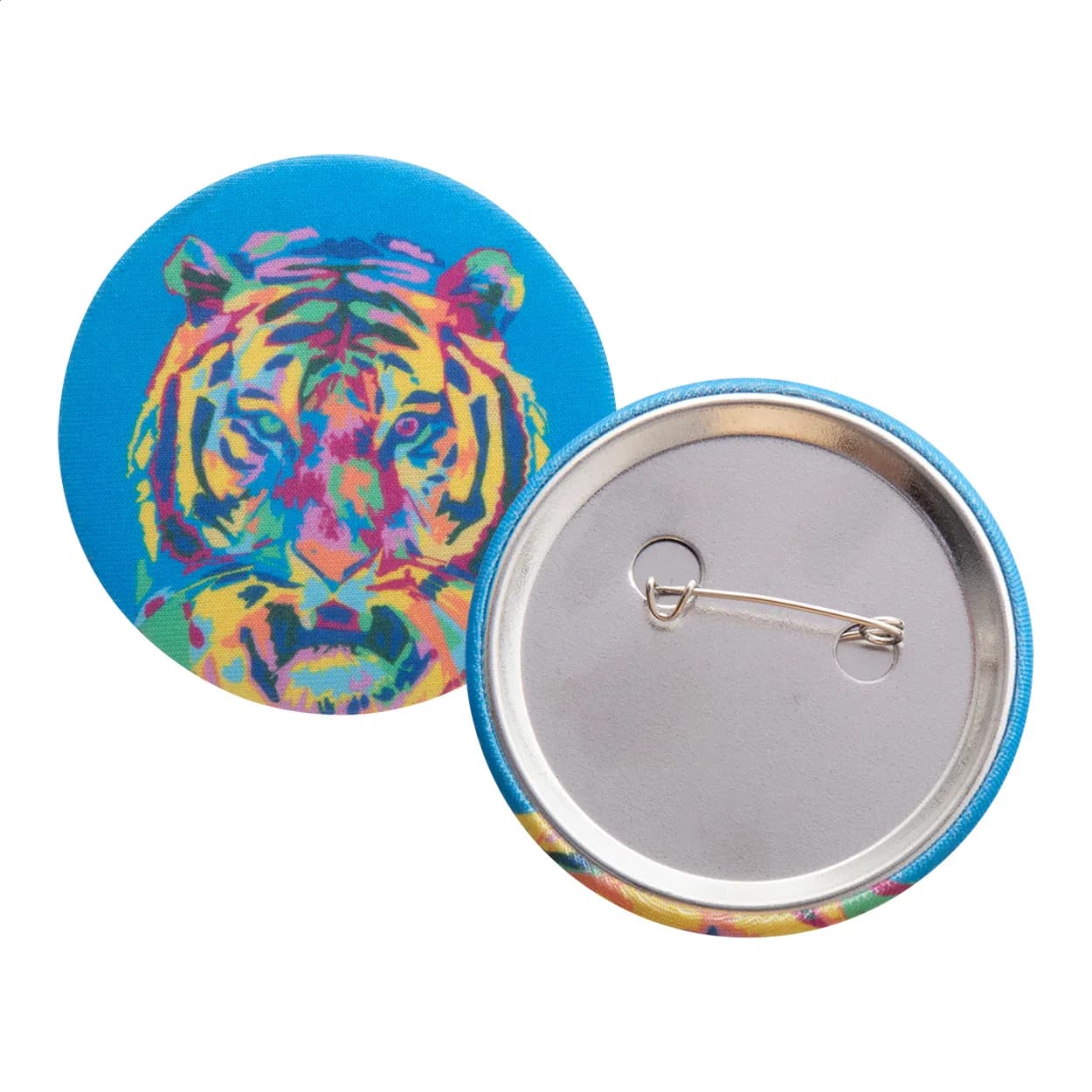 Button-Anstecker - PinBadge RPET Maxi - weiß