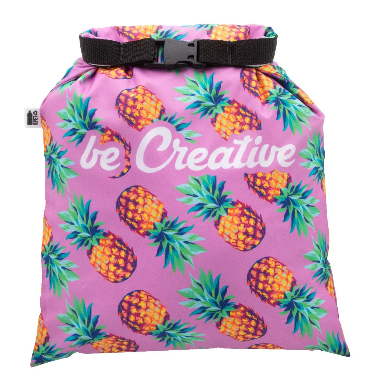 Individueller RPET Brotbeutel - Brotzeit XL - weiß