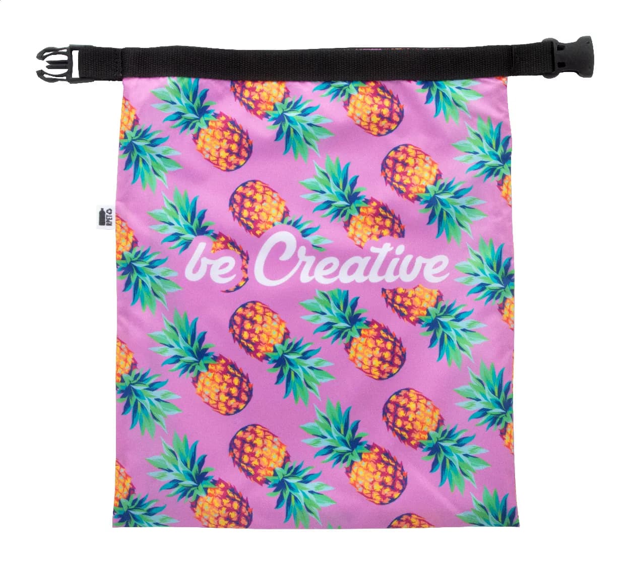 Individueller RPET Brotbeutel - Brotzeit XL - weiß