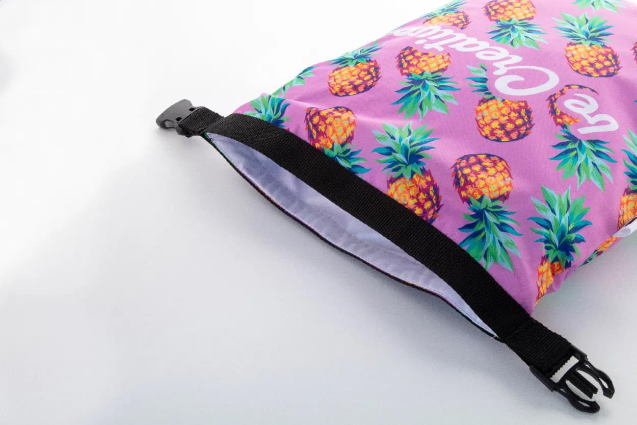 Individueller RPET Brotbeutel - Brotzeit XL - weiß